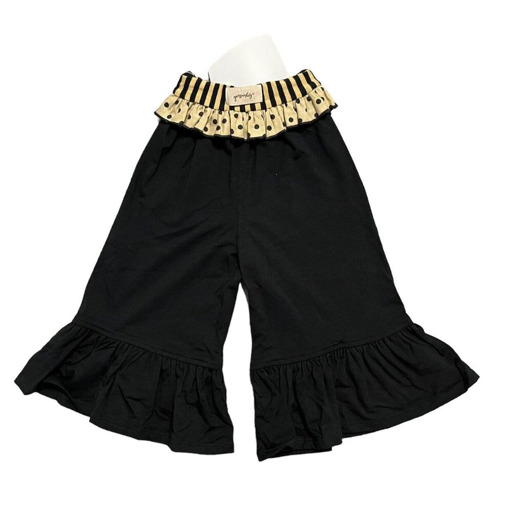 NEW Persnickety 18-24m Black Ruffle Pants - Picture 3 of 5